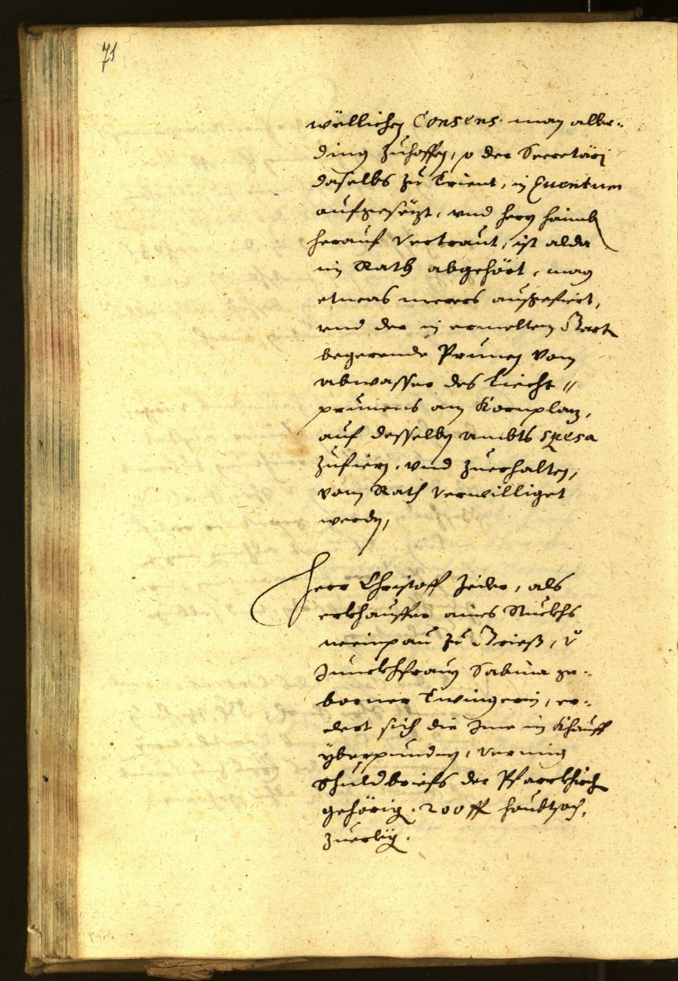 Stadtarchiv Bozen - BOhisto Ratsprotokoll 1651 