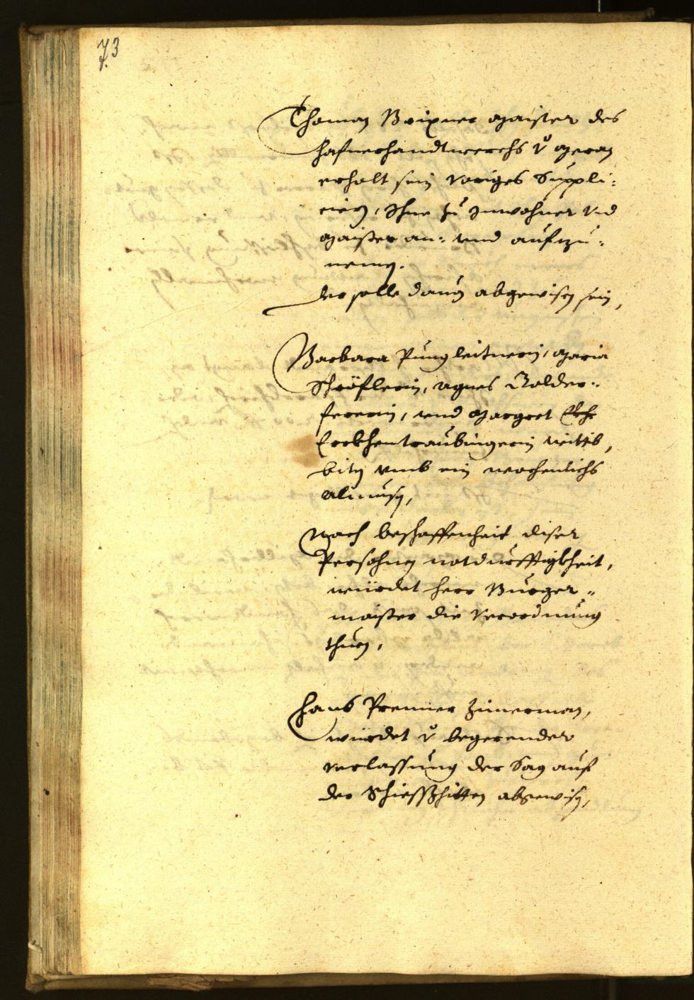 Stadtarchiv Bozen - BOhisto Ratsprotokoll 1651 