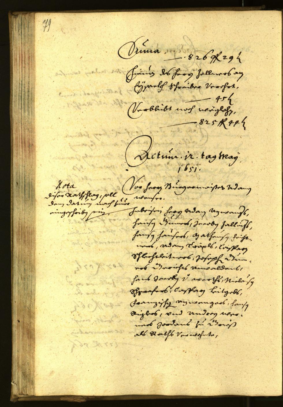 Archivio Storico della Città di Bolzano - BOhisto protocollo consiliare 1651 