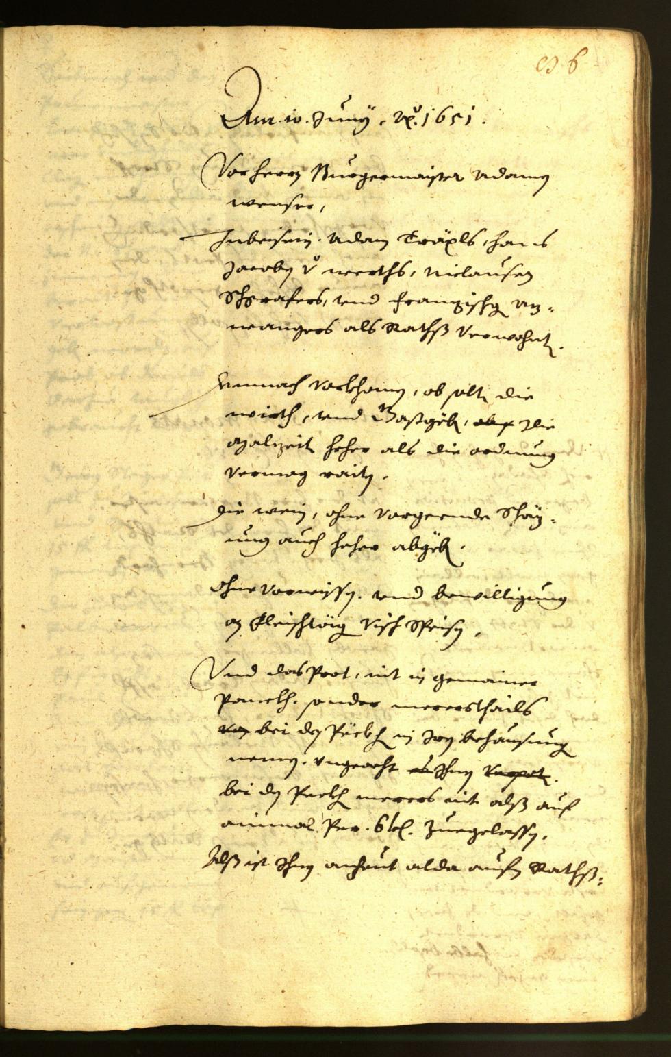 Civic Archives of Bozen-Bolzano - BOhisto Minutes of the council 1651 