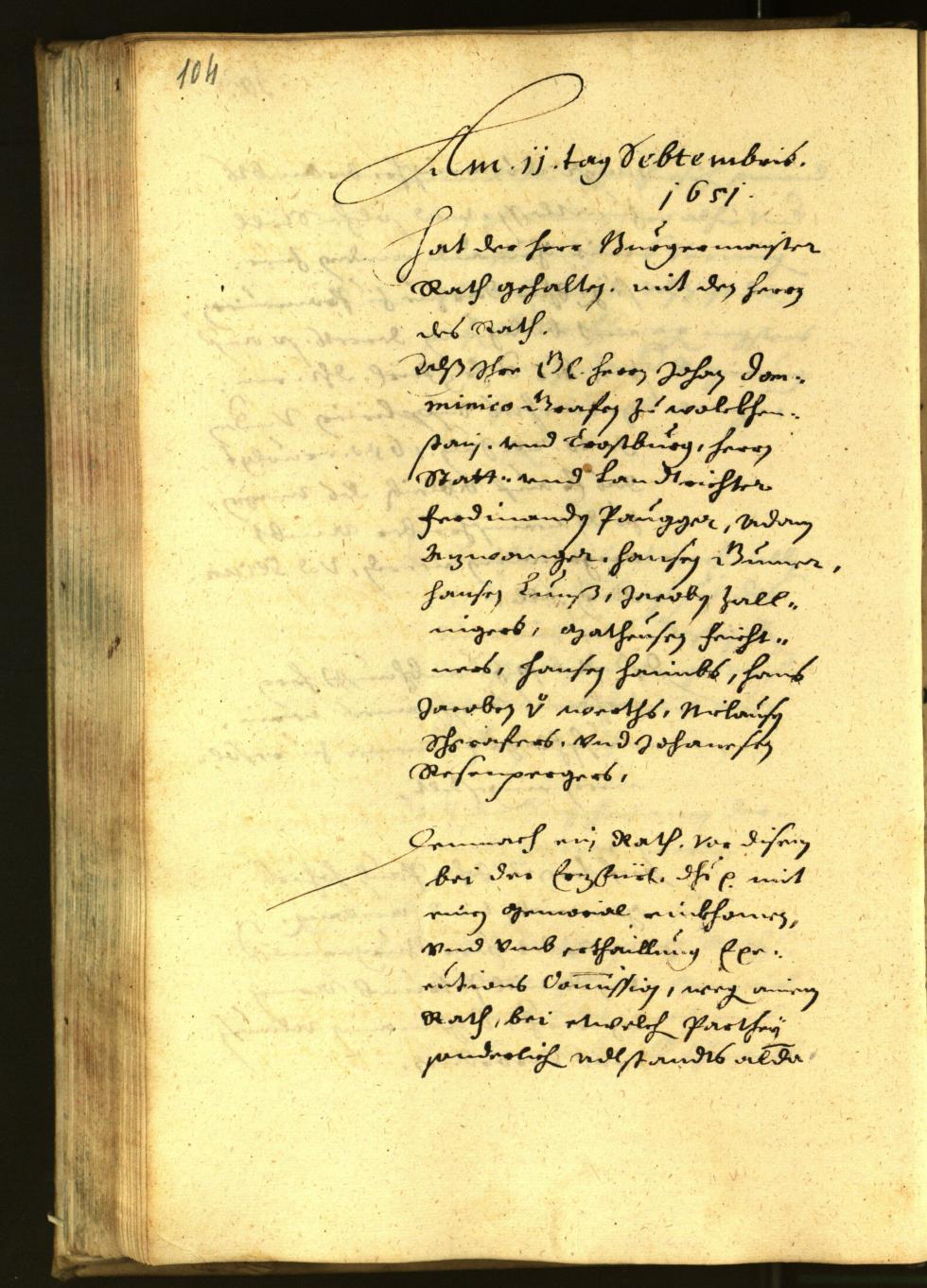 Civic Archives of Bozen-Bolzano - BOhisto Minutes of the council 1651 