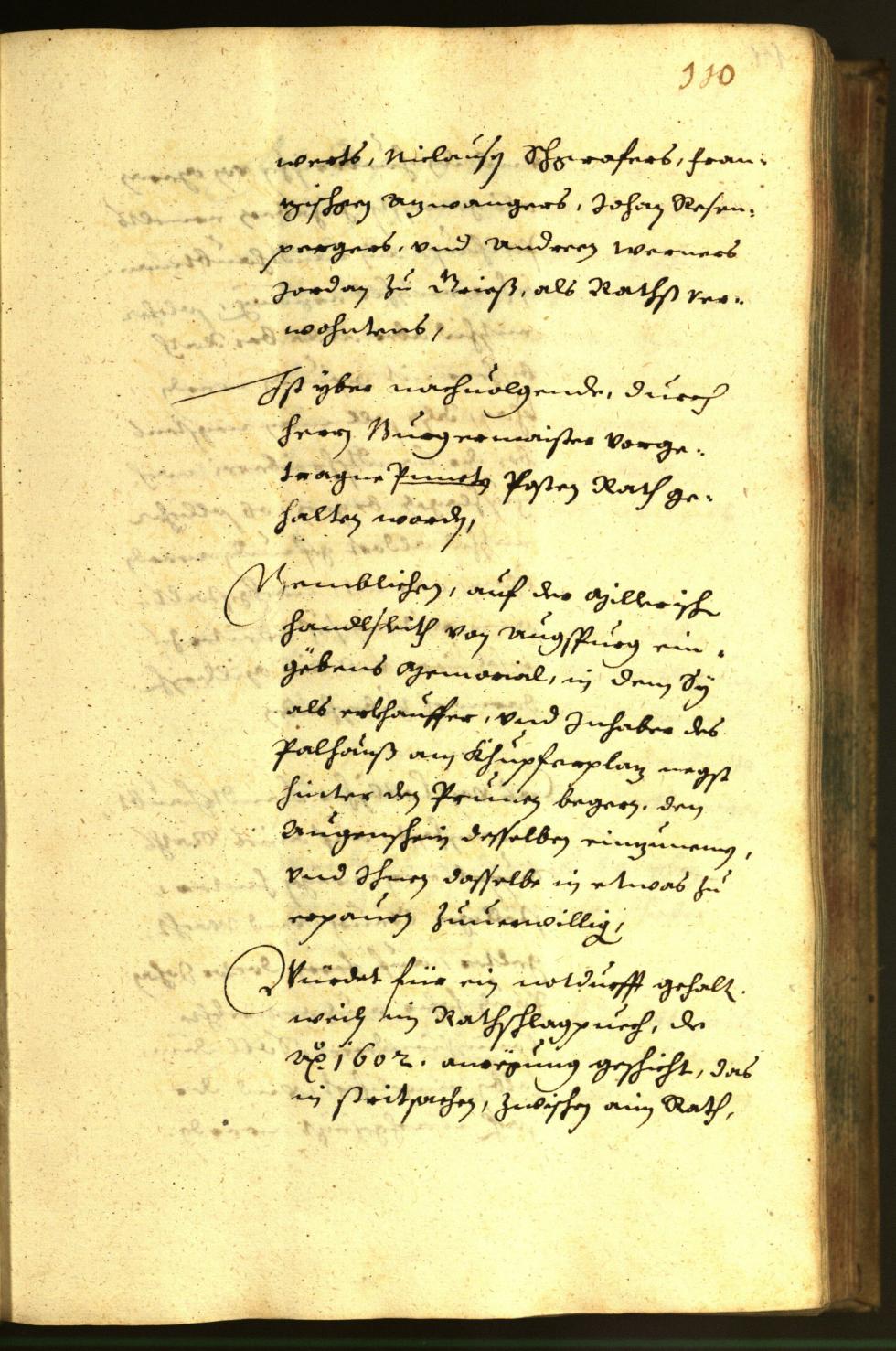 Stadtarchiv Bozen - BOhisto Ratsprotokoll 1651 