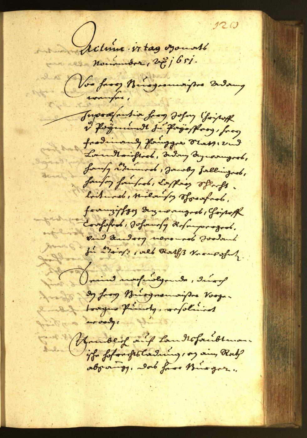 Civic Archives of Bozen-Bolzano - BOhisto Minutes of the council 1651 