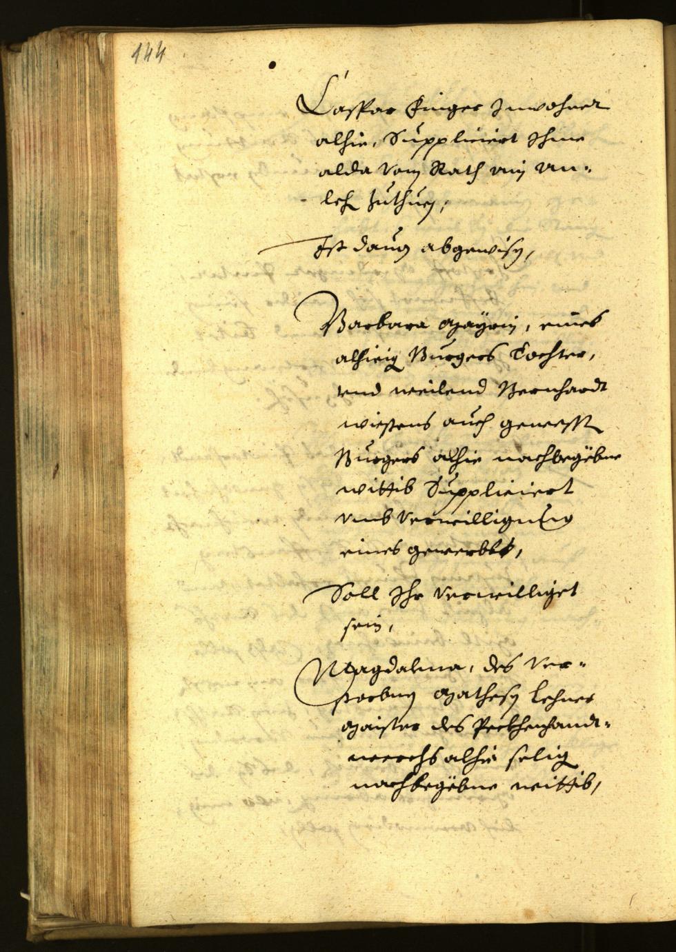 Stadtarchiv Bozen - BOhisto Ratsprotokoll 1651 