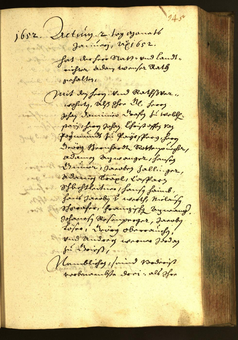 Civic Archives of Bozen-Bolzano - BOhisto Minutes of the council 1651 