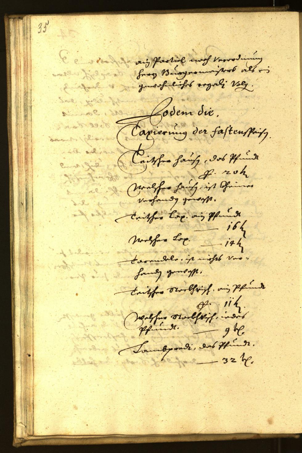 Stadtarchiv Bozen - BOhisto Ratsprotokoll 1651 