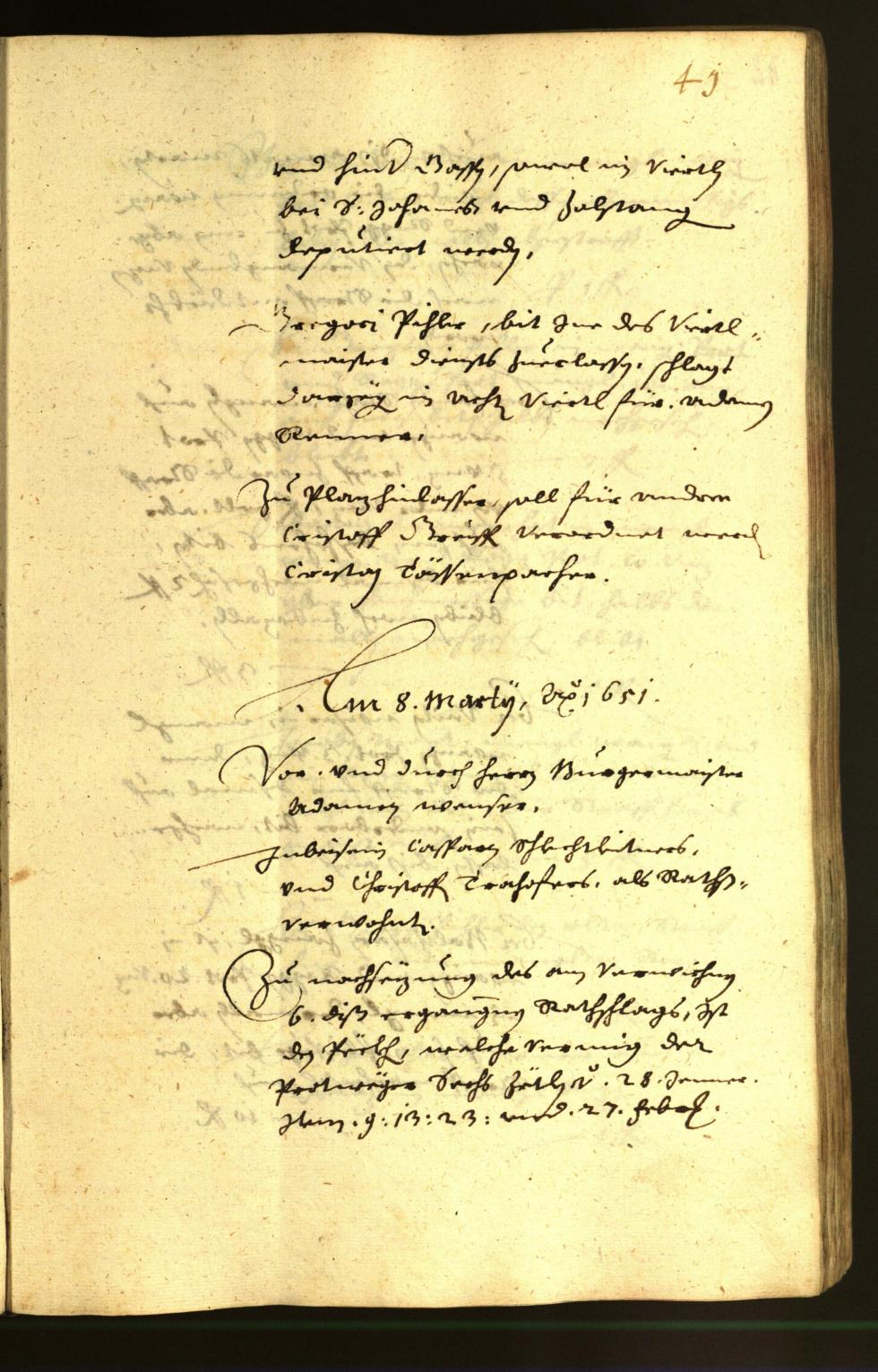 Civic Archives of Bozen-Bolzano - BOhisto Minutes of the council 1651 