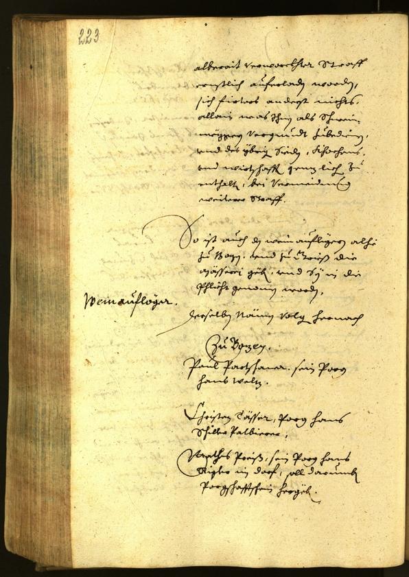 Stadtarchiv Bozen - BOhisto Ratsprotokoll 1652 