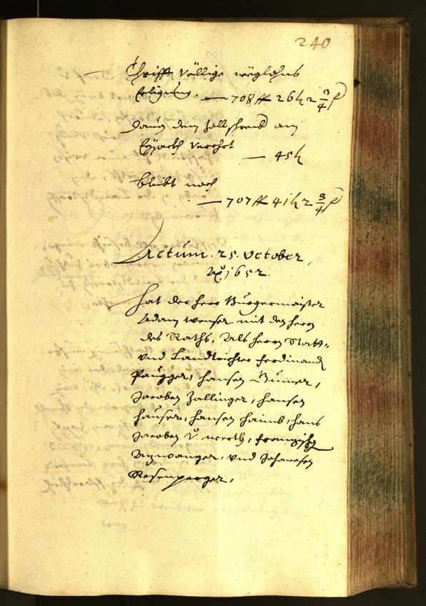 Civic Archives of Bozen-Bolzano - BOhisto Minutes of the council 1652 