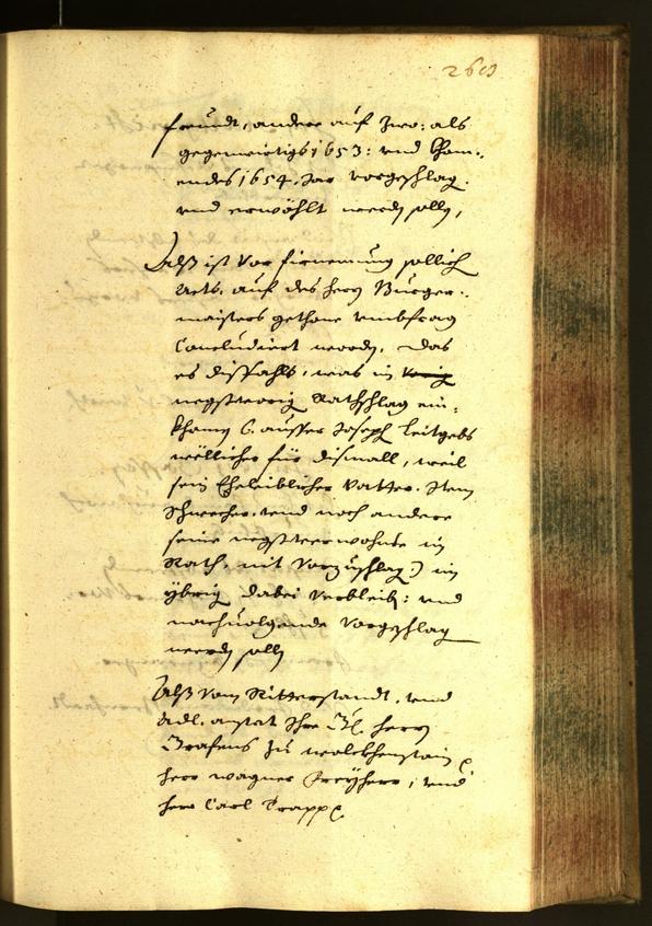 Stadtarchiv Bozen - BOhisto Ratsprotokoll 1652 