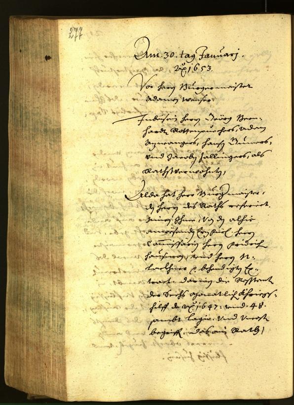 Civic Archives of Bozen-Bolzano - BOhisto Minutes of the council 1652 