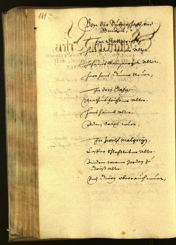 Stadtarchiv Bozen - BOhisto Ratsprotokoll 1652 