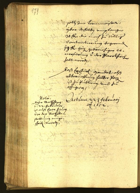 Civic Archives of Bozen-Bolzano - BOhisto Minutes of the council 1652 