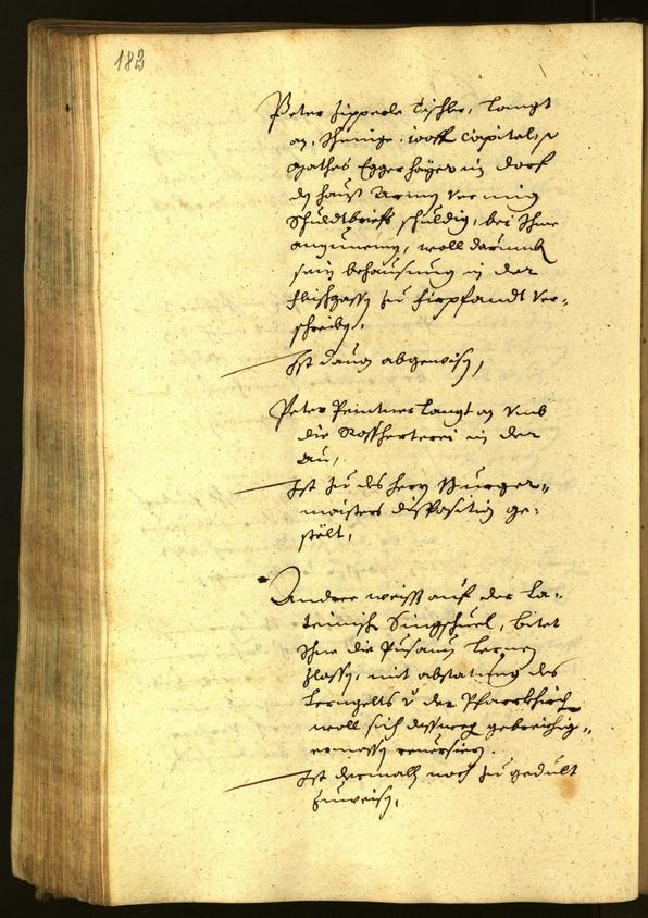 Stadtarchiv Bozen - BOhisto Ratsprotokoll 1652 