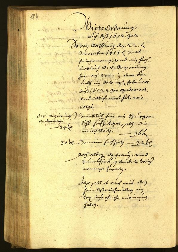 Civic Archives of Bozen-Bolzano - BOhisto Minutes of the council 1652 