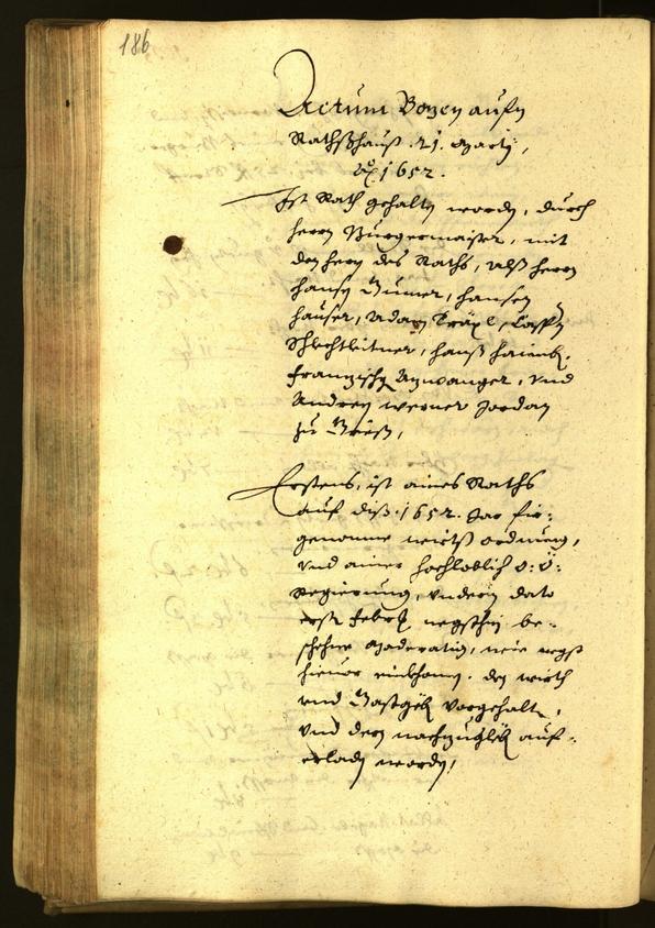 Civic Archives of Bozen-Bolzano - BOhisto Minutes of the council 1652 