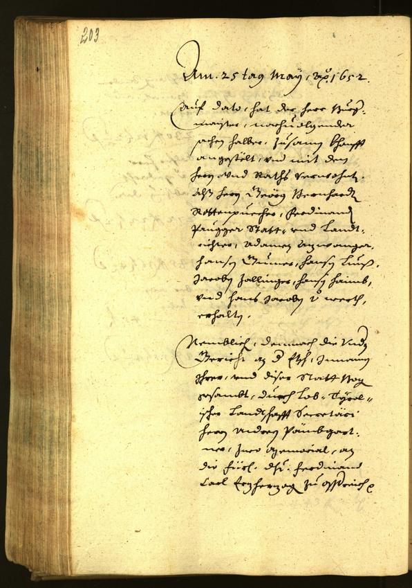 Civic Archives of Bozen-Bolzano - BOhisto Minutes of the council 1652 