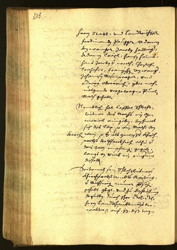 Stadtarchiv Bozen - BOhisto Ratsprotokoll 1652 