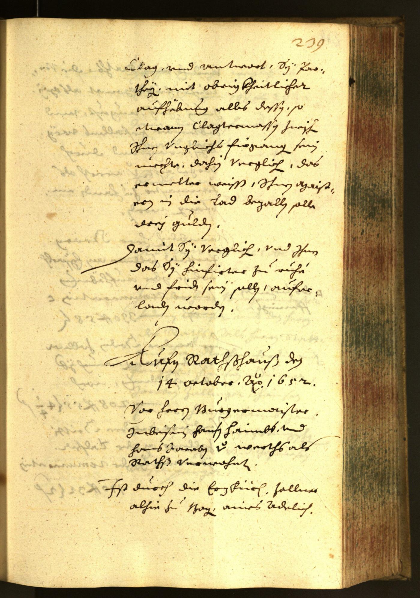 Civic Archives of Bozen-Bolzano - BOhisto Minutes of the council 1652 