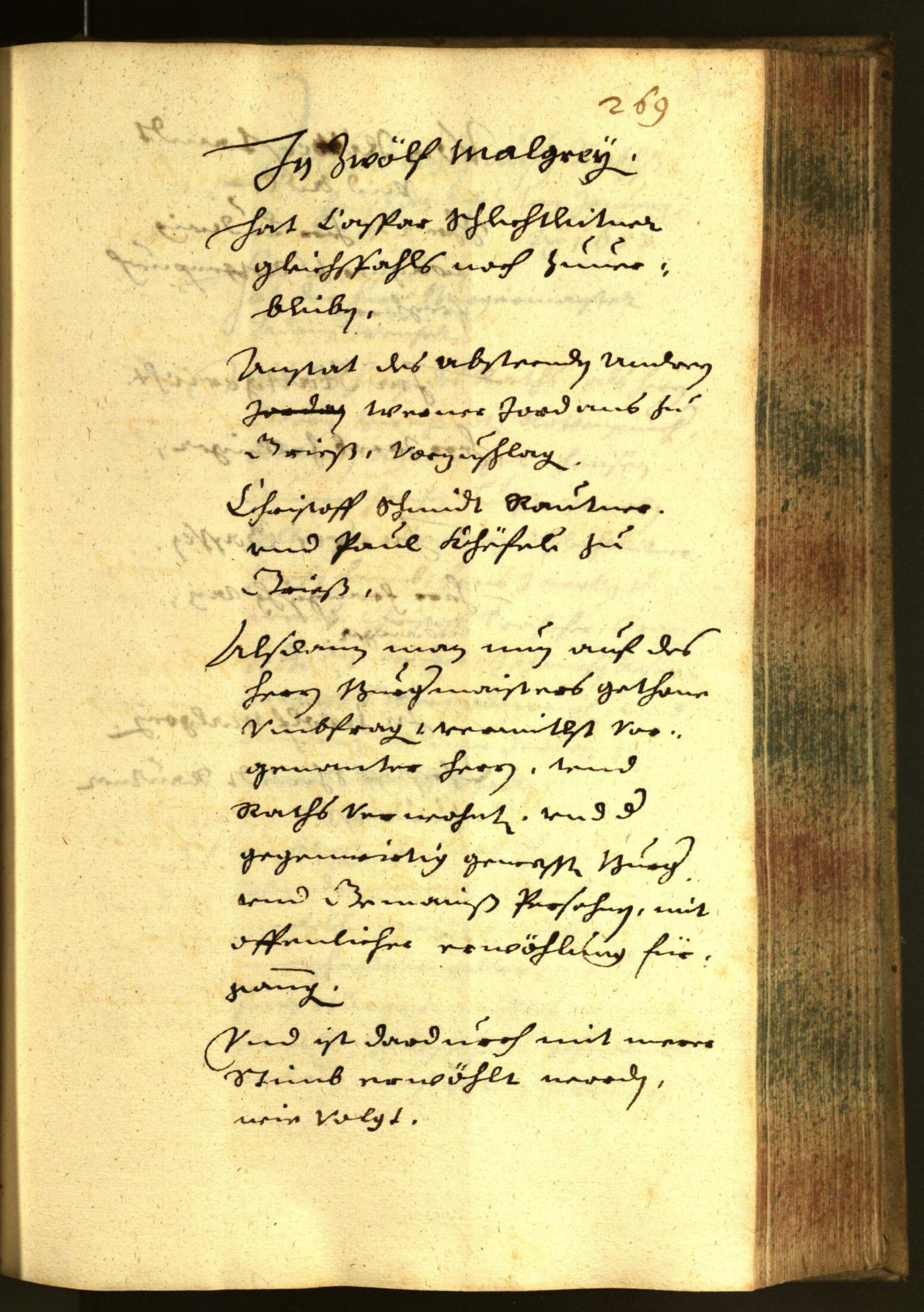 Stadtarchiv Bozen - BOhisto Ratsprotokoll 1652 