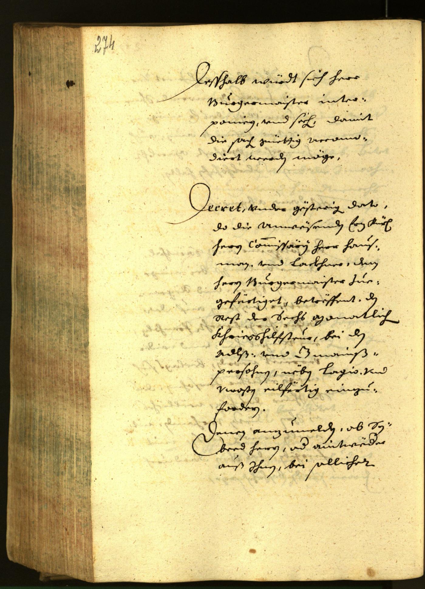 Civic Archives of Bozen-Bolzano - BOhisto Minutes of the council 1652 