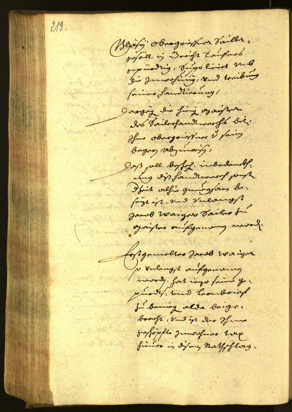 Stadtarchiv Bozen - BOhisto Ratsprotokoll 1652 