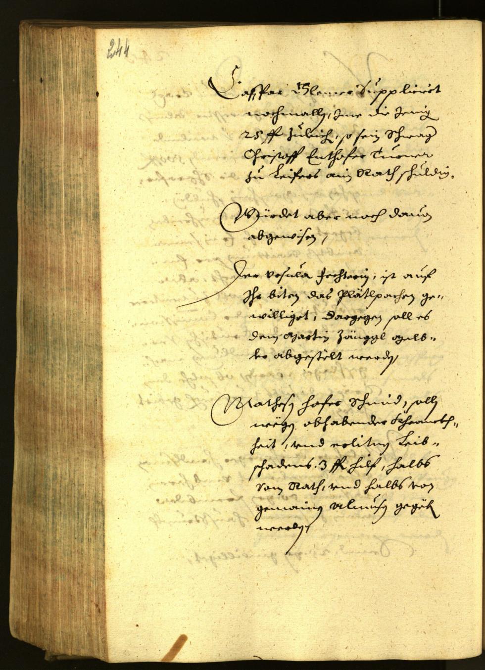 Stadtarchiv Bozen - BOhisto Ratsprotokoll 1652 