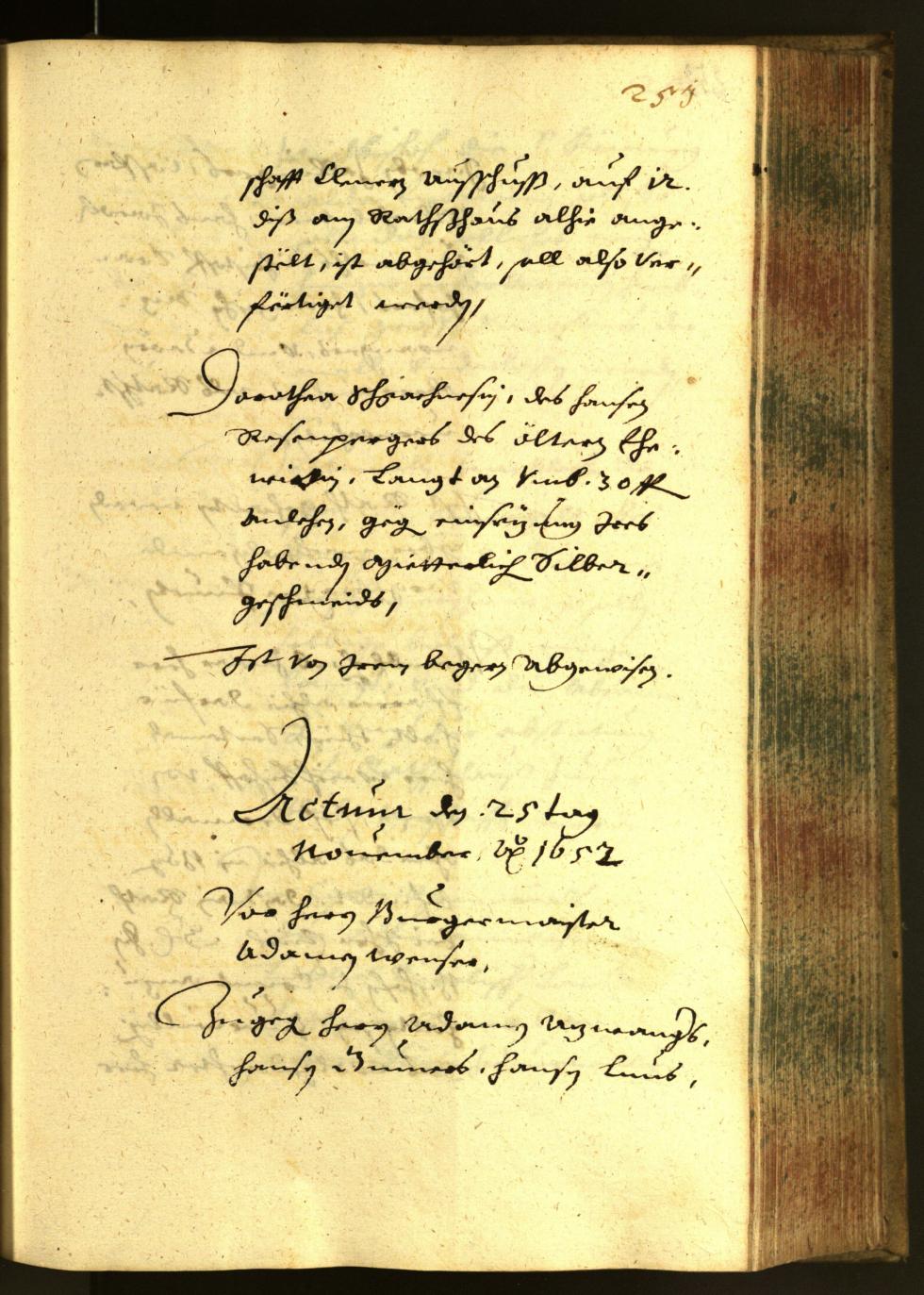 Civic Archives of Bozen-Bolzano - BOhisto Minutes of the council 1652 