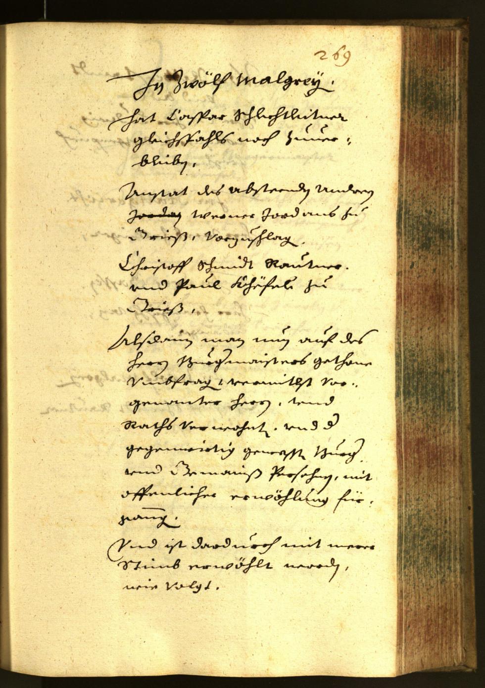 Stadtarchiv Bozen - BOhisto Ratsprotokoll 1652 