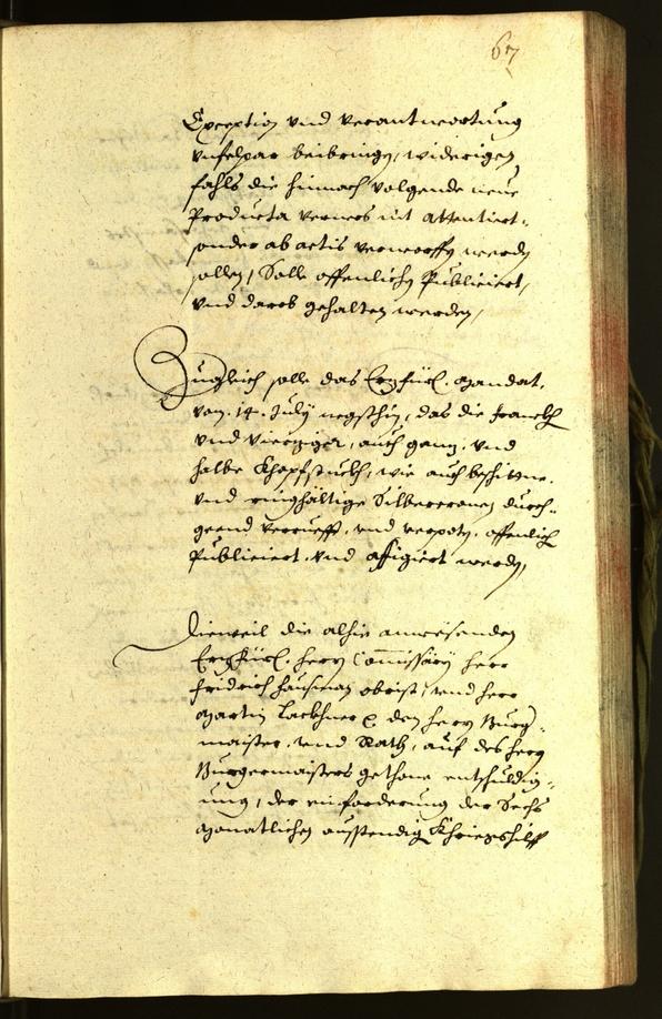 Civic Archives of Bozen-Bolzano - BOhisto Minutes of the council 1653 