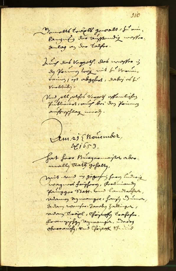 Civic Archives of Bozen-Bolzano - BOhisto Minutes of the council 1653 