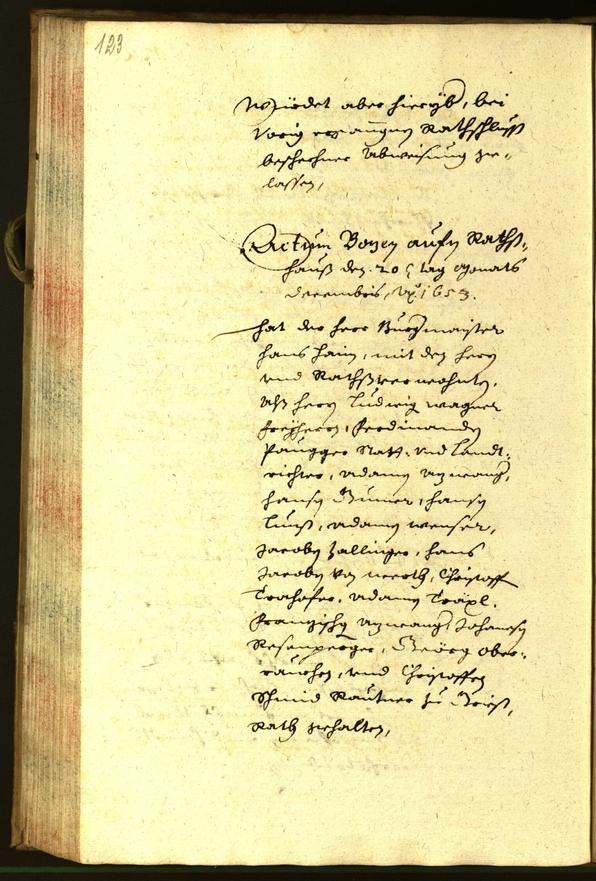 Civic Archives of Bozen-Bolzano - BOhisto Minutes of the council 1653 