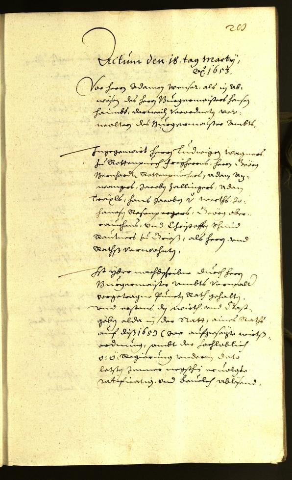 Civic Archives of Bozen-Bolzano - BOhisto Minutes of the council 1653 