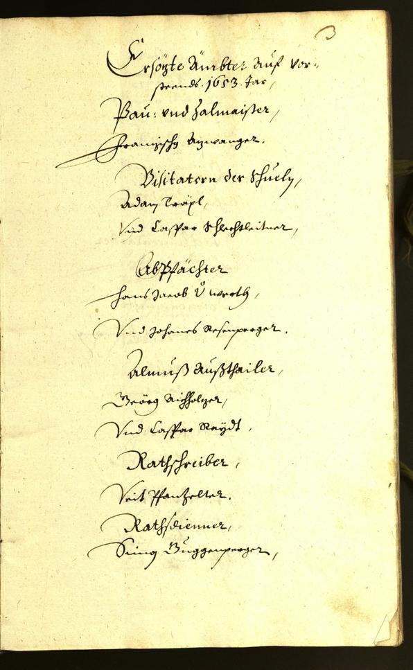 Civic Archives of Bozen-Bolzano - BOhisto Minutes of the council 1653 