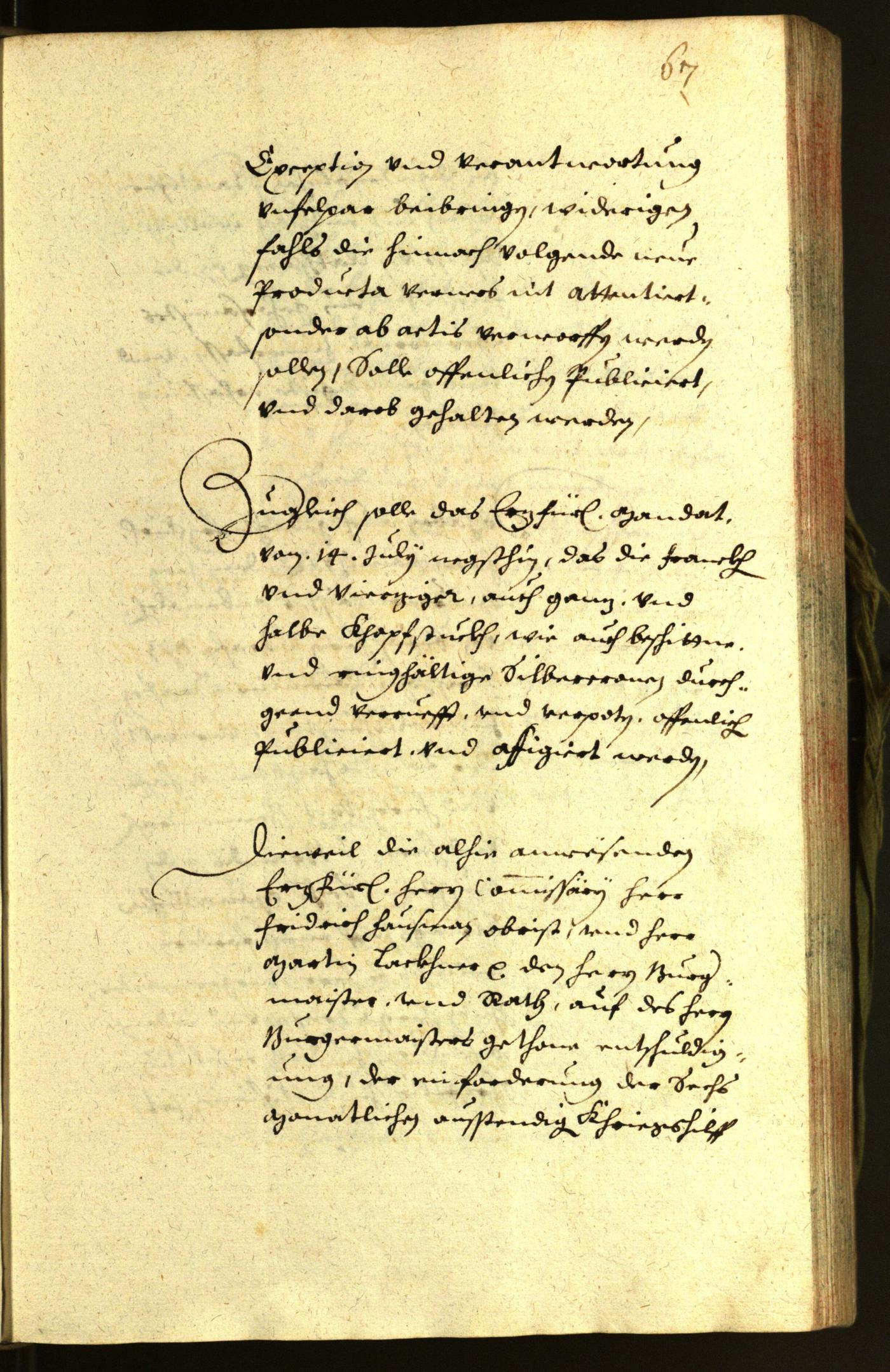 Civic Archives of Bozen-Bolzano - BOhisto Minutes of the council 1653 