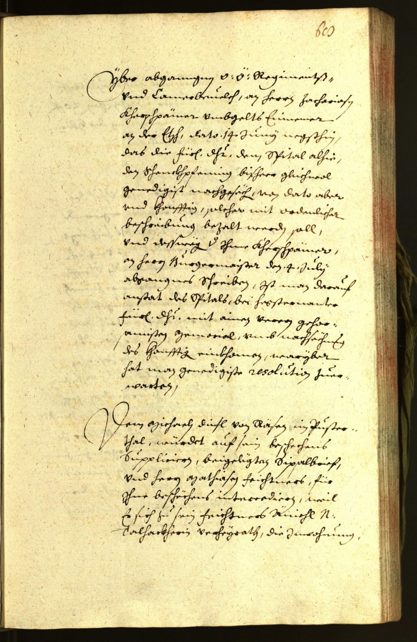 Stadtarchiv Bozen - BOhisto Ratsprotokoll 1653 