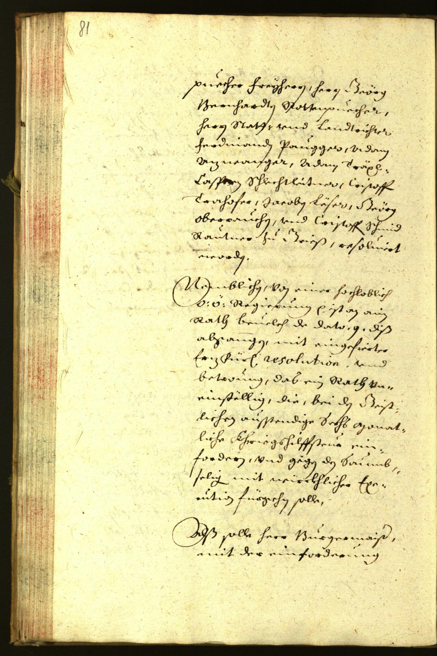 Stadtarchiv Bozen - BOhisto Ratsprotokoll 1653 