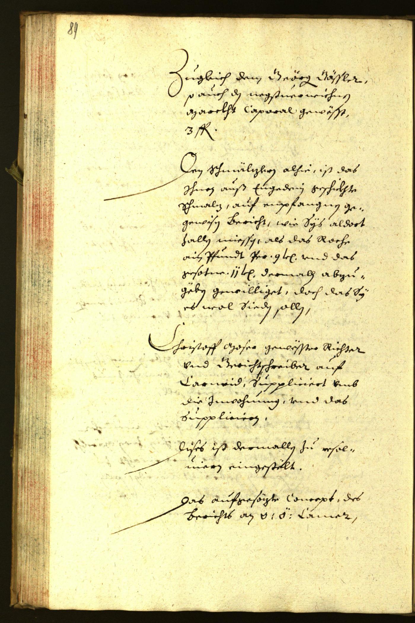 Stadtarchiv Bozen - BOhisto Ratsprotokoll 1653 