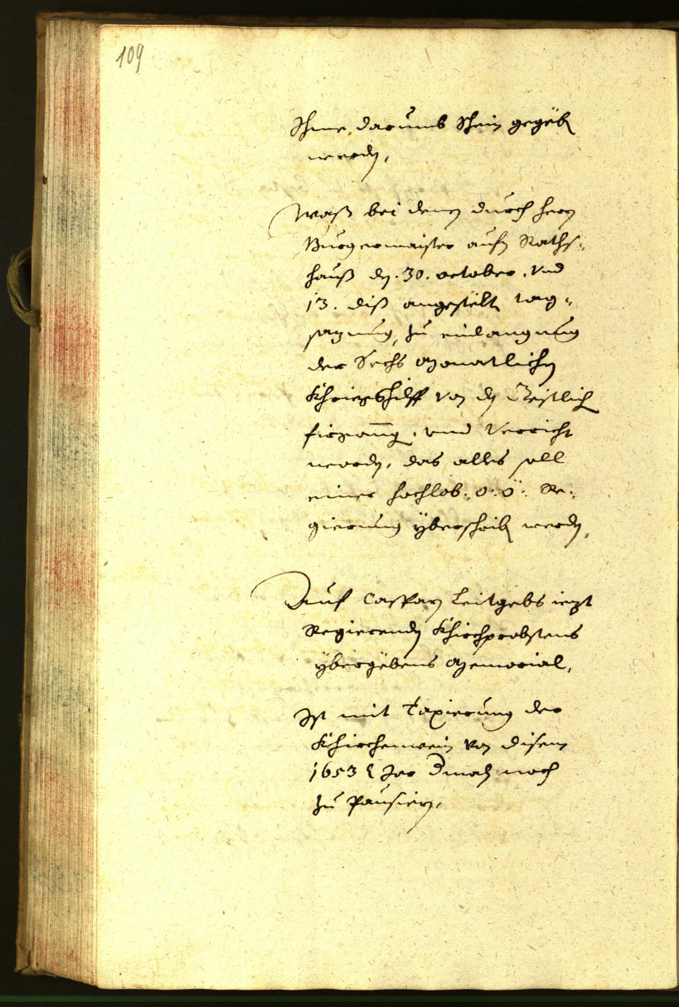 Stadtarchiv Bozen - BOhisto Ratsprotokoll 1653 