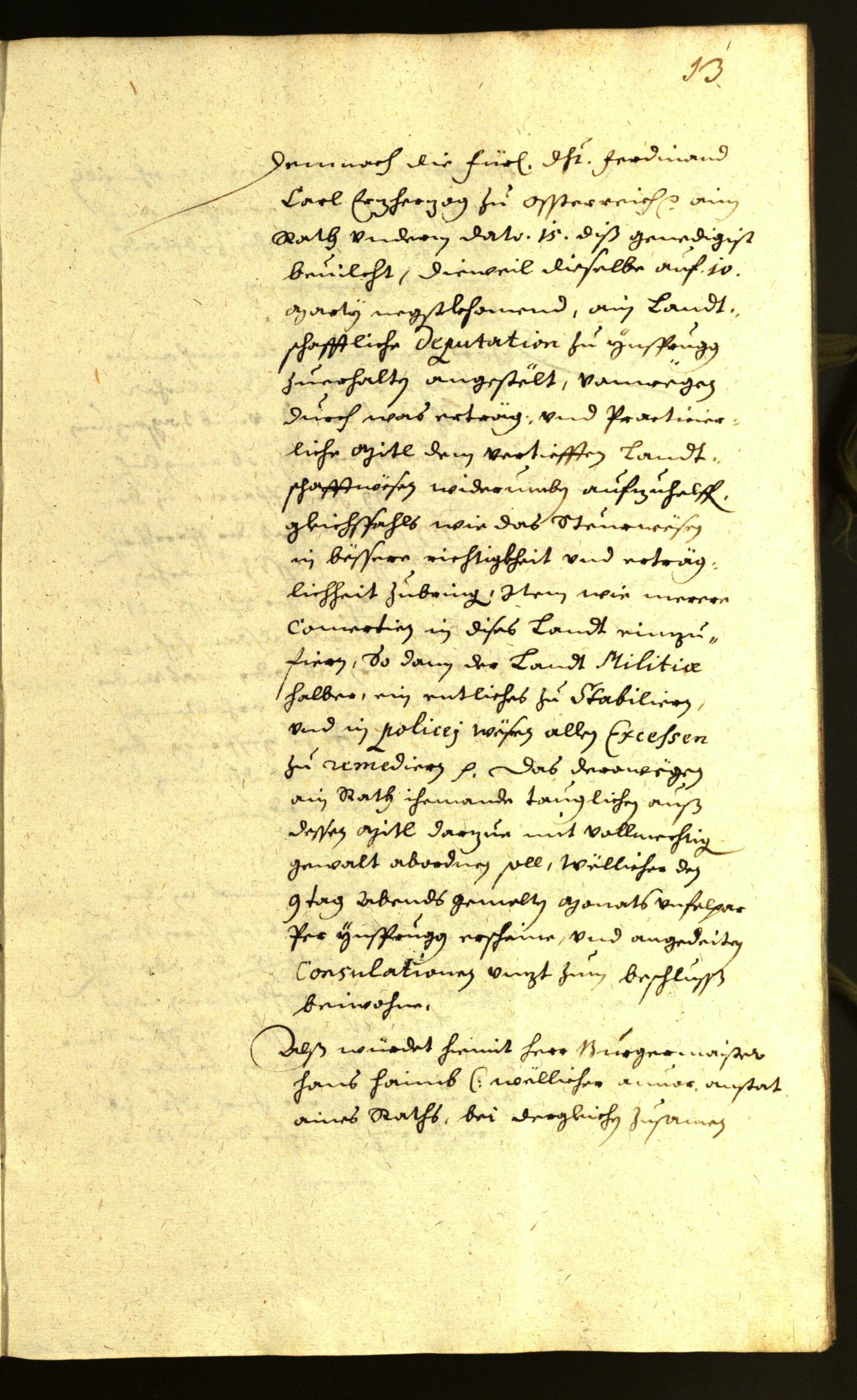 Stadtarchiv Bozen - BOhisto Ratsprotokoll 1653 