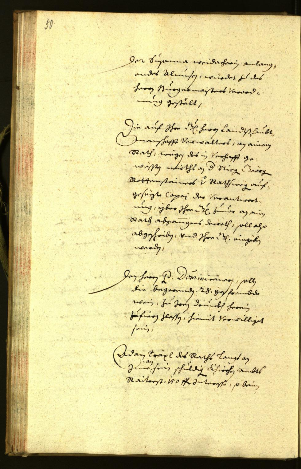 Stadtarchiv Bozen - BOhisto Ratsprotokoll 1653 