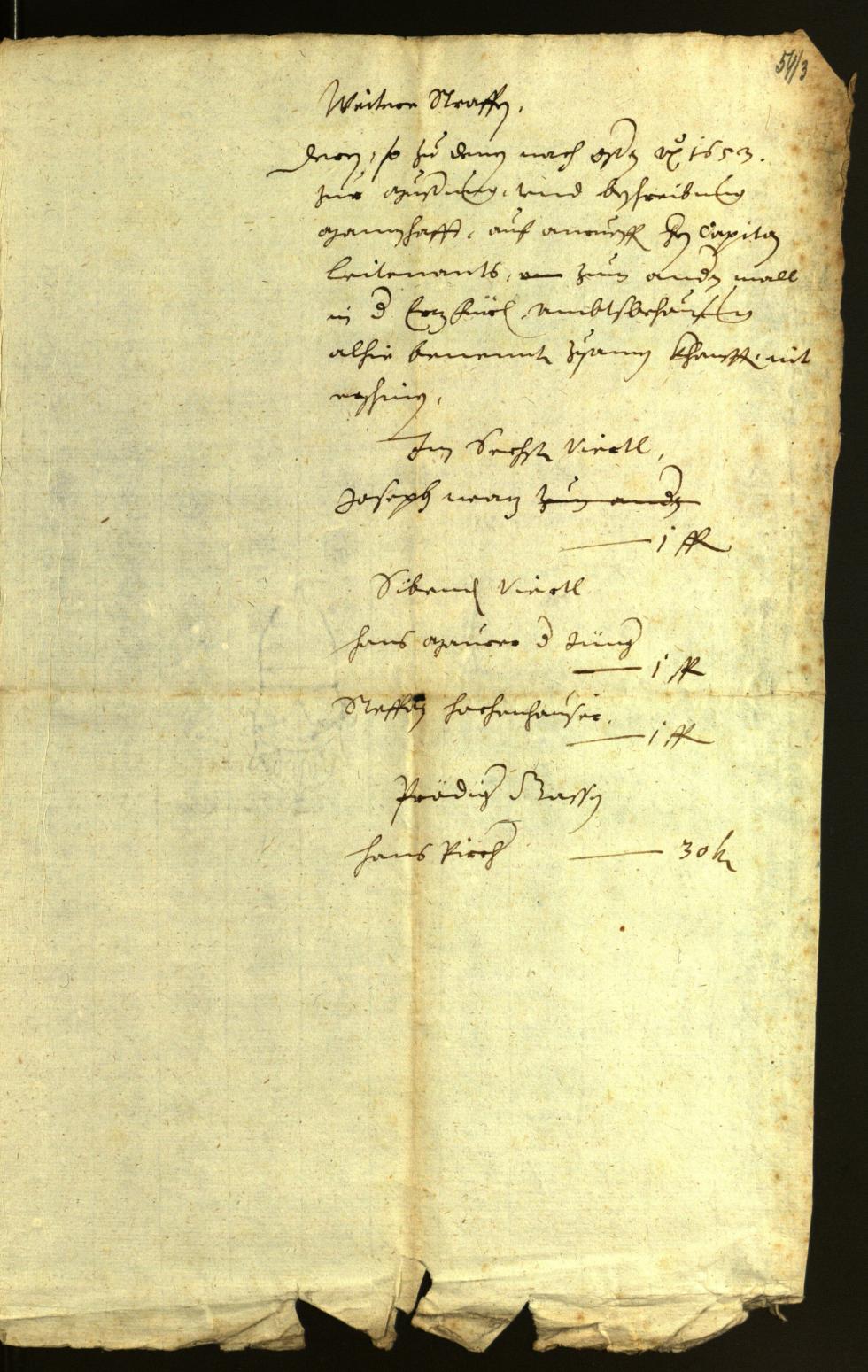 Civic Archives of Bozen-Bolzano - BOhisto Minutes of the council 1653 