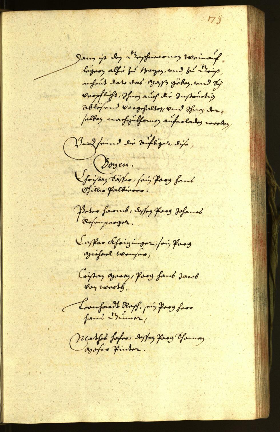 Civic Archives of Bozen-Bolzano - BOhisto Minutes of the council 1653 