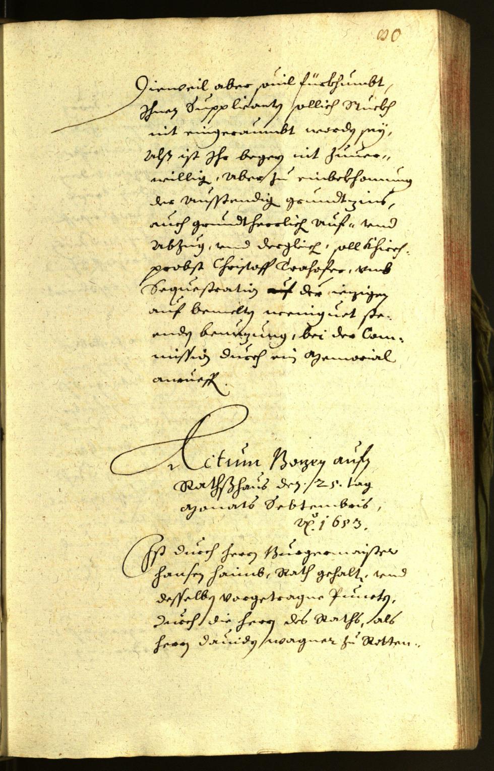 Civic Archives of Bozen-Bolzano - BOhisto Minutes of the council 1653 