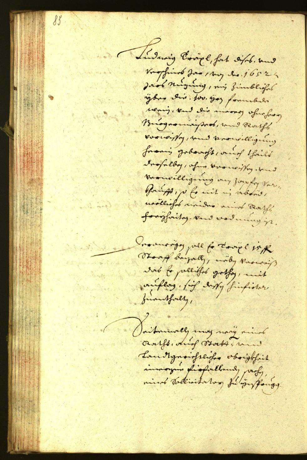 Stadtarchiv Bozen - BOhisto Ratsprotokoll 1653 