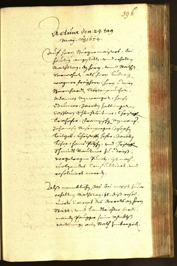 Archivio Storico della Città di Bolzano - BOhisto protocollo consiliare 1654 