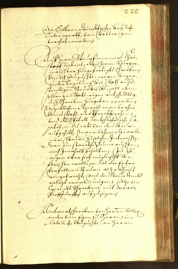 Stadtarchiv Bozen - BOhisto Ratsprotokoll 1654 