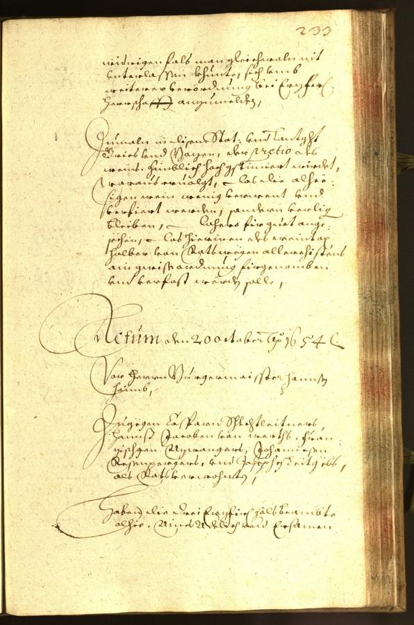 Stadtarchiv Bozen - BOhisto Ratsprotokoll 1654 