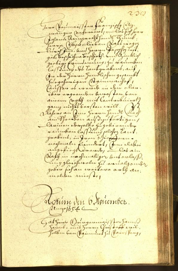 Stadtarchiv Bozen - BOhisto Ratsprotokoll 1654 