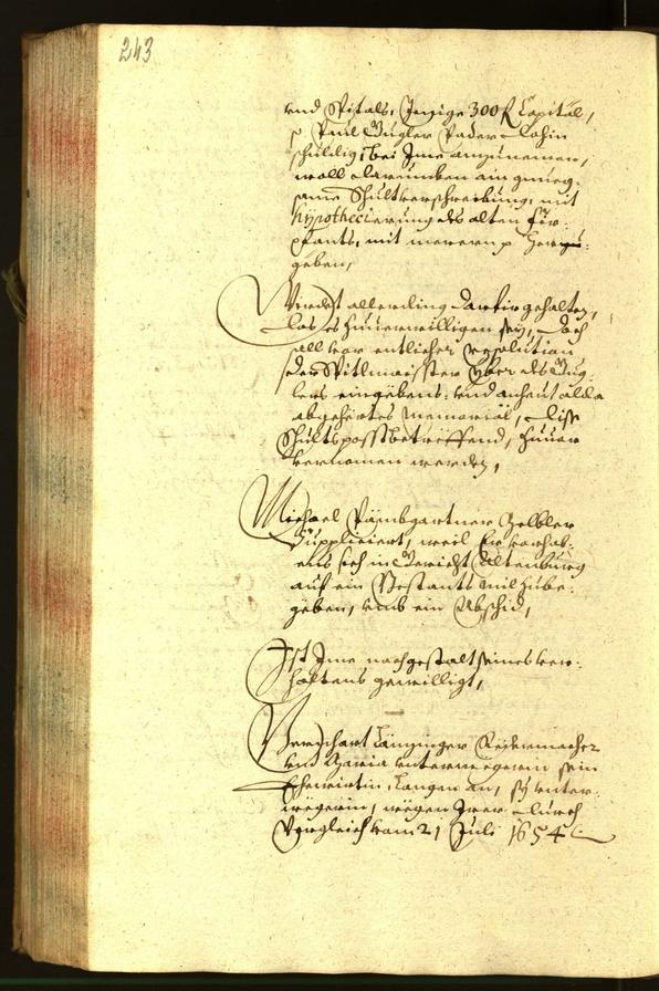 Civic Archives of Bozen-Bolzano - BOhisto Minutes of the council 1654 